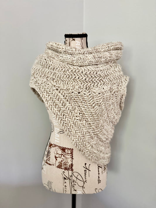 Katniss Cowl - Hand-Knitted Layering Cowl Vest