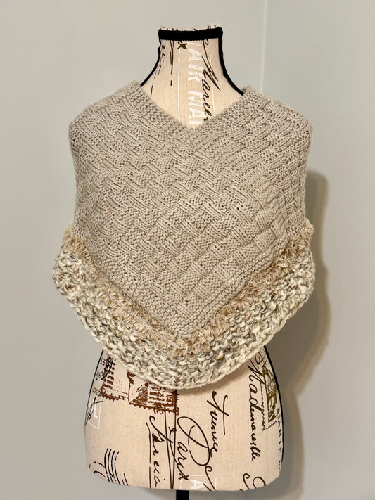 Warrior's Reprieve - Hand Knitted Poncho