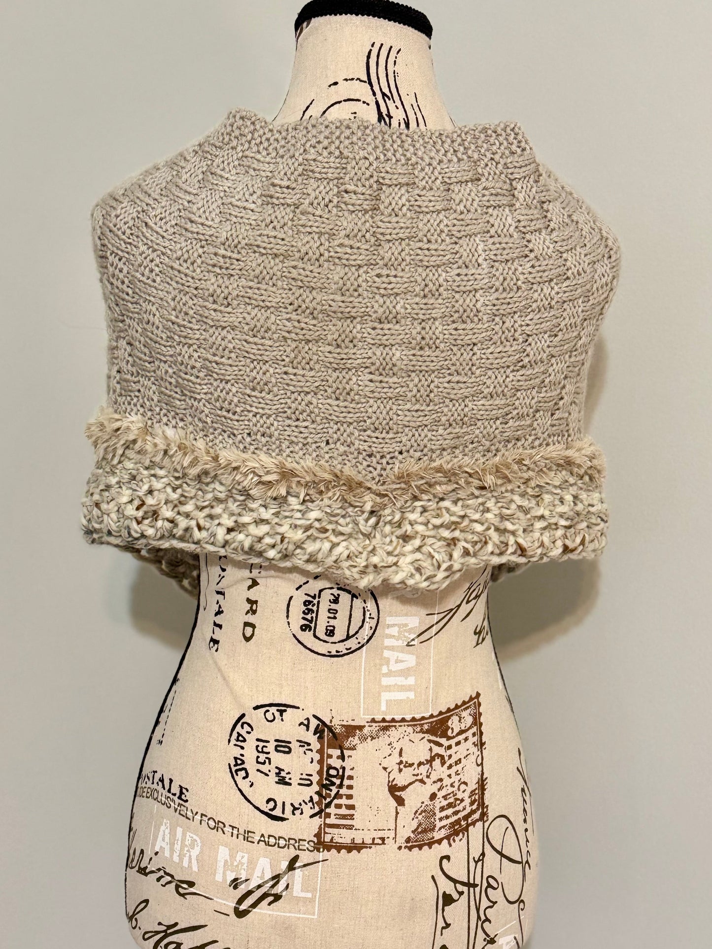 Warrior's Reprieve - Hand Knitted Poncho